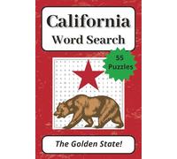 California Word Search Puzzle Book: 55 Puzzles About The Golden State
