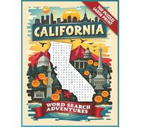 California Word Search Puzzle Book for Adults: Large Print Brain Games and Travel Activities: 100 California-Themed Puzzles with Verified Fun Facts | ... (U.S. State Word Search Adventure Series)