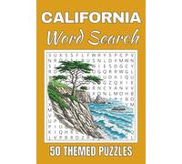 California Word Search Puzzle Book: Word Searches with Easy to Read Print about California | 50 Puzzles | 100 Pages | 6x9 Inches | Gift for Vacations, ... Free Times | For Seniors, Adults and Teens.