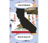 California Word Search Puzzle Book: Word Searches with easy to read print about California, The Golden State and The Bear Flag State. 110 Pages | 55 ... Gift for Vacations, Travel or Leisure Time