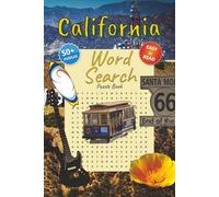 California Word Search Puzzle Book: Word Searches with Easy to Read Print about Californian Culture, Events, Regions, and more │6x9 inches, 123 ... │Gift for Vacations, Holidays and Free Times