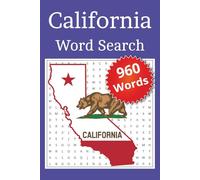 California Word Search: Word Searches with Easy to Read Print About California...The Beaches, Deserts, Mountains and More. | 6x9 | 80 Puzzles....Great for Relaxation.
