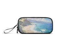 California's Sunny Beaches - Estuche grande de nailon para lápices, estuche de gran capacidad para niñas, artículos de papelería para secundaria, adolescentes y niños