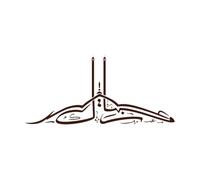 Caligrafía árabe de Eid Mubarak Eid Saeed contra Calcomanías de letras 42x91.1cm Cultura del tatuaje Café