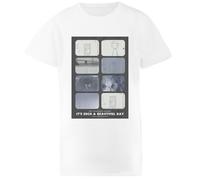 Caligrafía Árabe (Extranjero En Tierra Extranjera) Camiseta Blanca De Algodón con Cuello Redondo para Niños