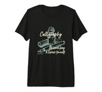 Caligrafía Diciendo la Forma de Escribir de expresarse Camiseta Premium