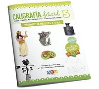 Caligrafía fácil 5: Iniciación a la Escritura | Trazado de letras y Consonantes en Mayúscula: Z, V, W, K: Caligrafía Educación Infantil (Niños de 3 a 5 años Educación Infantil y Educación Especial)