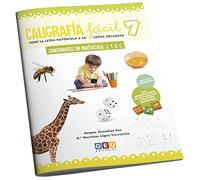 Caligrafía Fácil 7: Iniciación a la Escritura | Trazado de letras y Consonantes en Mayúscula J, Y, D, C: Caligrafía Educación Infantil (Niños de 3 a 5 años Educación Infantil y Educación Especial)
