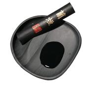 Caligrafía Inkstone con lápiz de tinta, tinta abrasiva hecha a mano para caligrafía china tradicional, bolígrafo de tinta de 4,7 pulgadas