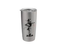 Caligrafía kanji japonesa para principiantes/estudiantes de karate Vaso térmico de acero inoxidable de doble pared