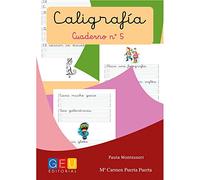 Caligrafía Montessori Cuaderno 5: Primeros Trazos Iniciación A La escritura | Editorial Geu: Caligrafía Educación Infantil (Caligrafia Montessori Niños 3 a 5 años)