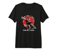 Caligrafía Tai Chi / 'Stand Like A Tree Flow Like A River' Camiseta Premium