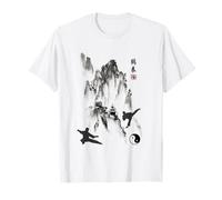 Caligrafía Tai Chi / Taiji Chuan diseño de montaña china Camiseta
