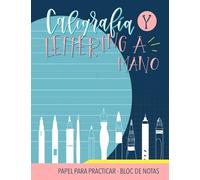 Caligrafía y lettering a mano: Papel para practicar - Bloc de notas