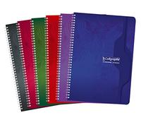 Caligraphe 7033 2416 - Cuaderno espiral (180 páginas, tamaño A4, 70 g, 5 unidades)
