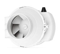 calimaero® CALIFLOW Extractor de Aire 150 mm Potente En Línea Extractor Aire se puede combinar con filtro HEPA filtro de carbón activado 3 etapas máximo 432 m³/h, 55 vatios / 63 dB a prueba de chorros