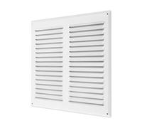 calimaero® WGQW 300x300mm Rejilla Ventilacion para Paredes - Blanco Rejillas de Ventilación de Pared para Cocinas y Baños