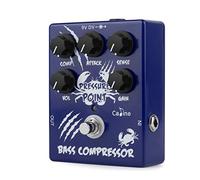 Caline CP-45 - Pedal de efecto de compresor de bajo de punto de presión para bajo