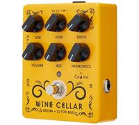Caline CP-60 Wine Cellar - Bass Drive & DI« Pedal de efectos para bajo, amarillo