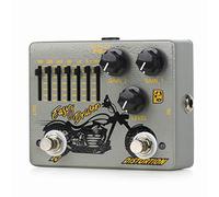 Caline DCP-04 Easydriver Distortion EQ Pedal de efectos de guitarra dual