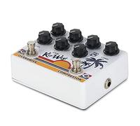 Caline DCP-05 Key West Pedal de efecto de sobremarcha con compresor doble para guitarra