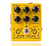 Caline Pedales Conductor de Efectos de Guitarra Pedal Clásico Tubo Bajo Guitarra Amplificador Pedal Metal Ture Bybass Bodega Amarillo CP-60