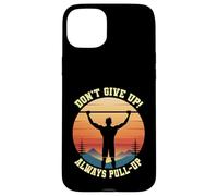 Calistenia No te rindas Siempre Entrenamiento Fitness Pull-Up Carcasa para iPhone 15 Plus