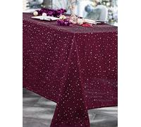 CALITEX Evita Mantel Poliéster Burdeos, 150 x 250 cm