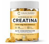 CALIU GUMMY | Creatina Monohidrato Gummies 3000 mg por Dosis Diaria | 90 Gominolas | Creatina Monohidratada Masticable | Creatina en Gominolas Sin Azúcar | Suplemento para Deporte, Gimnasio