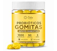 CALIU GUMMY | Probióticos Gummies | 1 Billón UFC Bacillus Coagulans | 90 Gominolas 3 Meses | Flora Intestinal y Microbiota | Salud Digestiva | Probióticos y Prebióticos | Niños y Adultos | Sin Azúcar