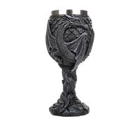 Cáliz de vino de dragones, copa de cáliz de dragón de acero inoxidable, recipiente para beber mercancías, copa de vino medieval con durabilidad duradera, copa de cáliz medieval creativa para beber