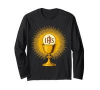Cáliz para la Misa Católica Santa Eucaristía IHS Primera Comunión Manga Larga