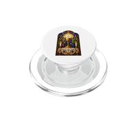 Cáliz Y Eucaristía Gótico Católico Mosaico Arte Arte PopSockets PopGrip para MagSafe