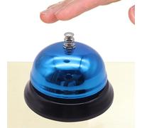 Call Bell - Mesa de servicio de escritorio, mostrador frontal, hotel, oficina, restaurante, escuela, recepción, portátil, metal, botón cromado, accesorio de escritorio, compacto, notificación, alerta