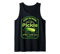 Call Me a Pickle Funny Dad Gag Pun Camiseta sin Mangas