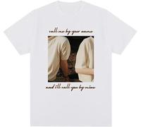 Call Me by Your Name Vintage T-Shirt Timothee Chalamet Cotton Men T Shirt tee Tshirt White
