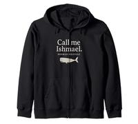 Call Me Ishmael Moby Dick - Camiseta con Cita para los Amantes de los Libros Sudadera con Capucha