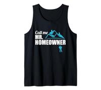 Call Me Mr. Homeowner 2026 Hombre Dueño Nueva Casa Inauguración Camiseta sin Mangas