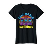 Call Me Old Fashioned Arcade Juegos Videojuegos Gamer Camiseta