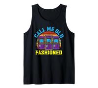 Call Me Old Fashioned Arcade Juegos Videojuegos Gamer Camiseta sin Mangas