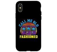 Call Me Old Fashioned Arcade Juegos Videojuegos Gamer Carcasa para iPhone X/XS
