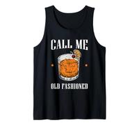 Call Me Old Fashioned Bourbon Whisky Beber Camiseta sin Mangas