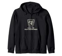 Call Me Old Fashioned Cocktail Lover Divertido Minimalista Sudadera con Capucha