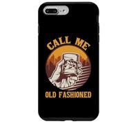 Call Me Old Fashioned Pun Retro Beber Alcohol Tostada Carcasa para iPhone 7 Plus/8 Plus