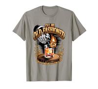 Call Me Old Fashioned Whisky Camisas Para Hombre Mayor Retro Camiseta
