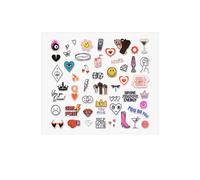Essence Uñas Accesorios Call Me QUEEN! Nail Sticker 45 Stk.