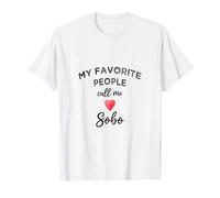 Call Me SOBO Abuela Japonesa Tradicional Familia Dicho Camiseta