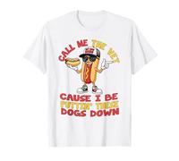 Call Me The Vet Cause I Be Puttin 'These Dogs Down Hot Dog Camiseta