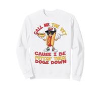 Call Me The Vet Cause I Be Puttin 'These Dogs Down Hot Dog Sudadera
