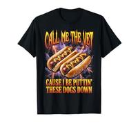 Call Me The Vet Puttin These Dogs Down Funny Hot Dog Meme Camiseta
